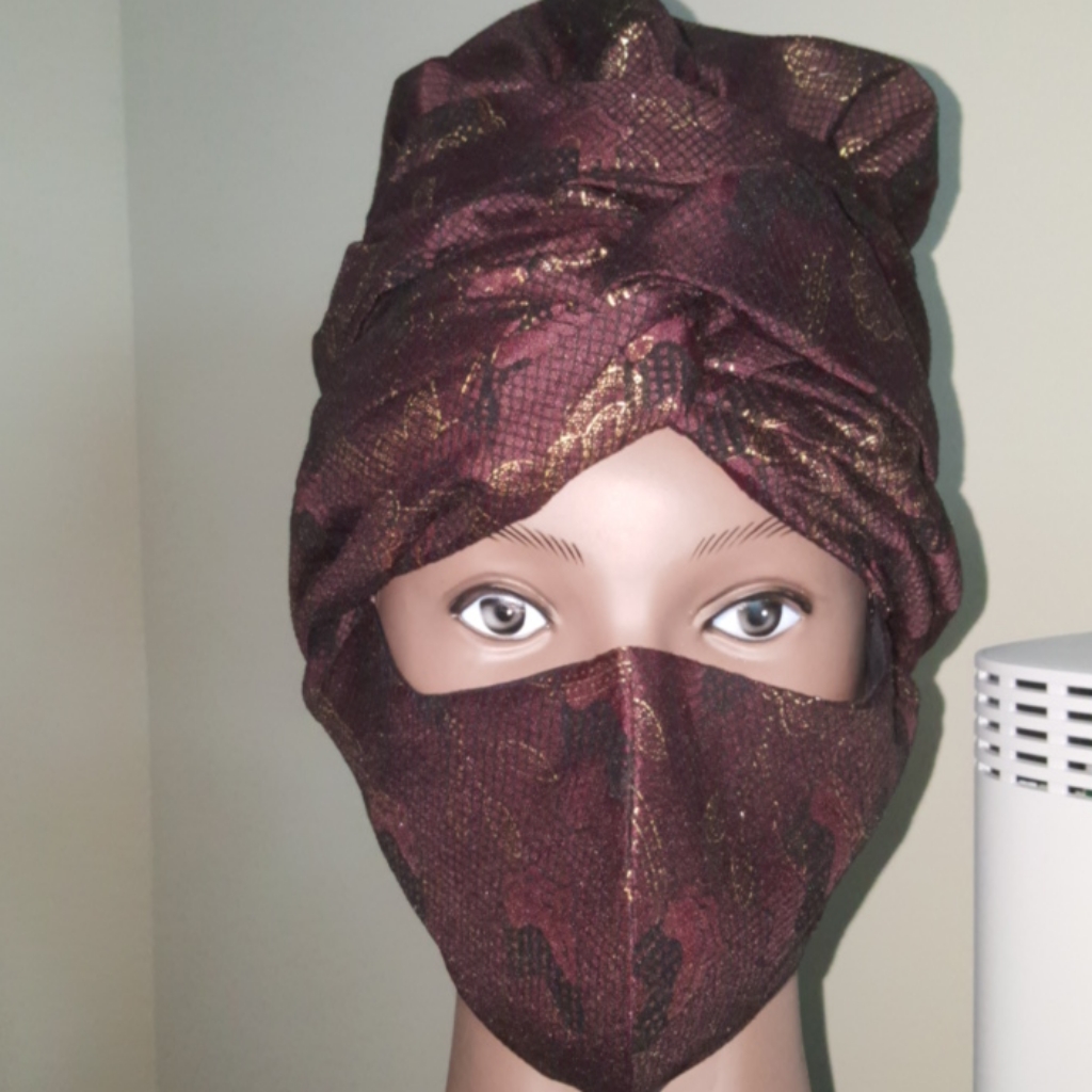 Headwrap/Mask Set